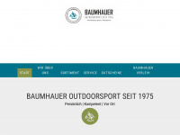 baumhauer-sport.de Webseite Vorschau
