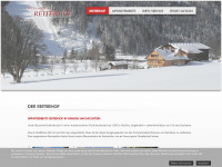 reiterhof-ramsau.at Webseite Vorschau