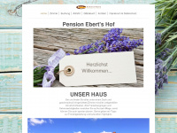 pension-ebert.de Webseite Vorschau
