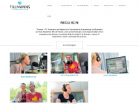 agentur-tillmanns.de Webseite Vorschau