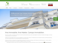 campo-immobilien.de Webseite Vorschau