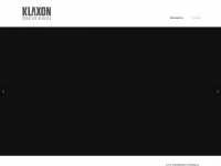 klaxon-creative.ch Webseite Vorschau