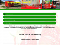 brunner-beeren.ch Webseite Vorschau