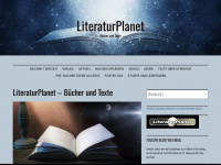 literaturplanetonline.com Webseite Vorschau