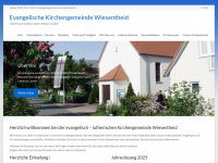 evangelische-kirche-wiesentheid.de Webseite Vorschau
