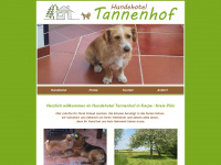 hundehotel-tannenhof.de Webseite Vorschau