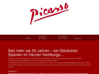 picasso-hamburgo.de Webseite Vorschau