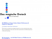 magischesdreieck.de Webseite Vorschau