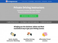 drivinginstructor.sg Webseite Vorschau