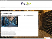 ecostep-wein.de Webseite Vorschau