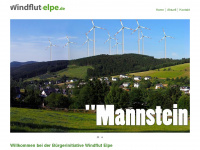 windflut-elpe.de Webseite Vorschau