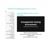 reiterhof-henn.de Webseite Vorschau