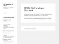 spd-landesparteitag.de Webseite Vorschau