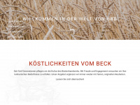 baeckerei-bosshart.ch Webseite Vorschau