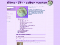 slime-diy.de Webseite Vorschau