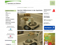 apothekeamklinikum-klieversberg.de Webseite Vorschau