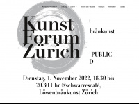 Kunstforum-zuerich.ch