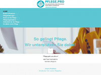 pflege.pro Webseite Vorschau