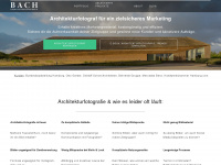 architekturfotografie-bach.de Webseite Vorschau