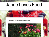 jannelovesfood.com Webseite Vorschau
