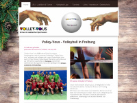 volley-vous.de Webseite Vorschau