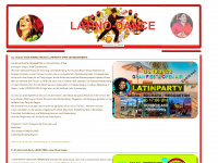 latino-dance.de Webseite Vorschau