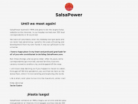 salsapower.com Webseite Vorschau