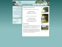gutshof-ilow.de Webseite Vorschau