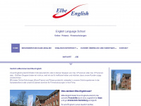 elbe-english.com Webseite Vorschau