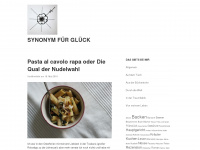 synonymfuerglueck.wordpress.com Webseite Vorschau