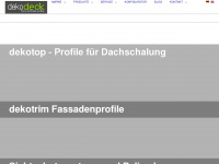 dekodeck.de Webseite Vorschau