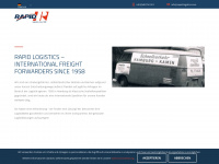 rapid-logistics.com Webseite Vorschau