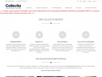 collectia.de Webseite Vorschau