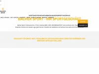 bachersport.com Webseite Vorschau