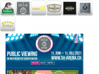 sh-arena.ch Webseite Vorschau