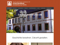 stadtmuseum-kl.de Webseite Vorschau