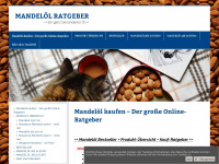mandeloel-ratgeber.de Webseite Vorschau