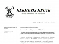 hermetikheute.wordpress.com Webseite Vorschau