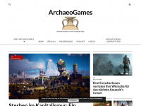 archaeogames.net Webseite Vorschau