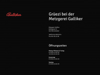 metzgerei-galliker.ch Webseite Vorschau