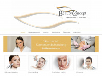 beauty-concept-aesch.ch Webseite Vorschau