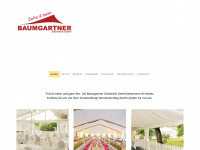 baumgartner-zeltverleih.at Webseite Vorschau