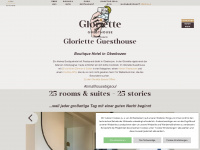 gloriette-guesthouse.com Webseite Vorschau