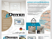 edryer.eu Webseite Vorschau