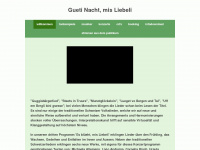 guetinacht.ch Webseite Vorschau