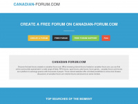 canadian-forum.com Webseite Vorschau