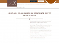 residence-aster.com Webseite Vorschau