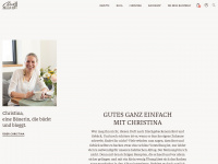 backenmitchristina.at Webseite Vorschau