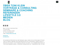 toniklein.com Webseite Vorschau