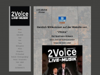 2voice.at Webseite Vorschau